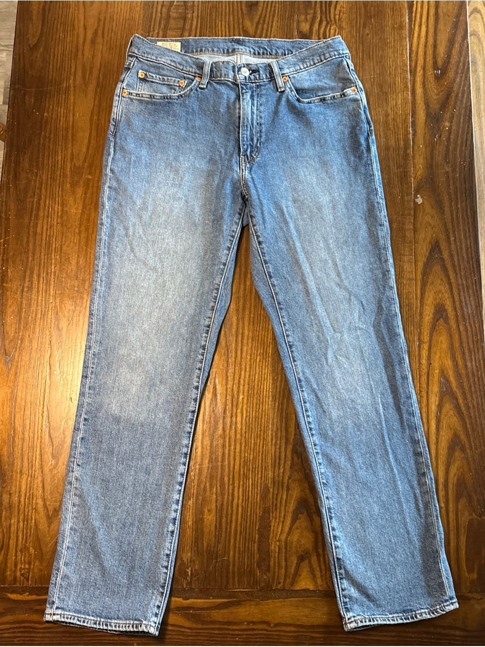Levi’s 541 Athletic Fit Jeans Men’s 33x30 Blank Red Tab Light Wash Denim